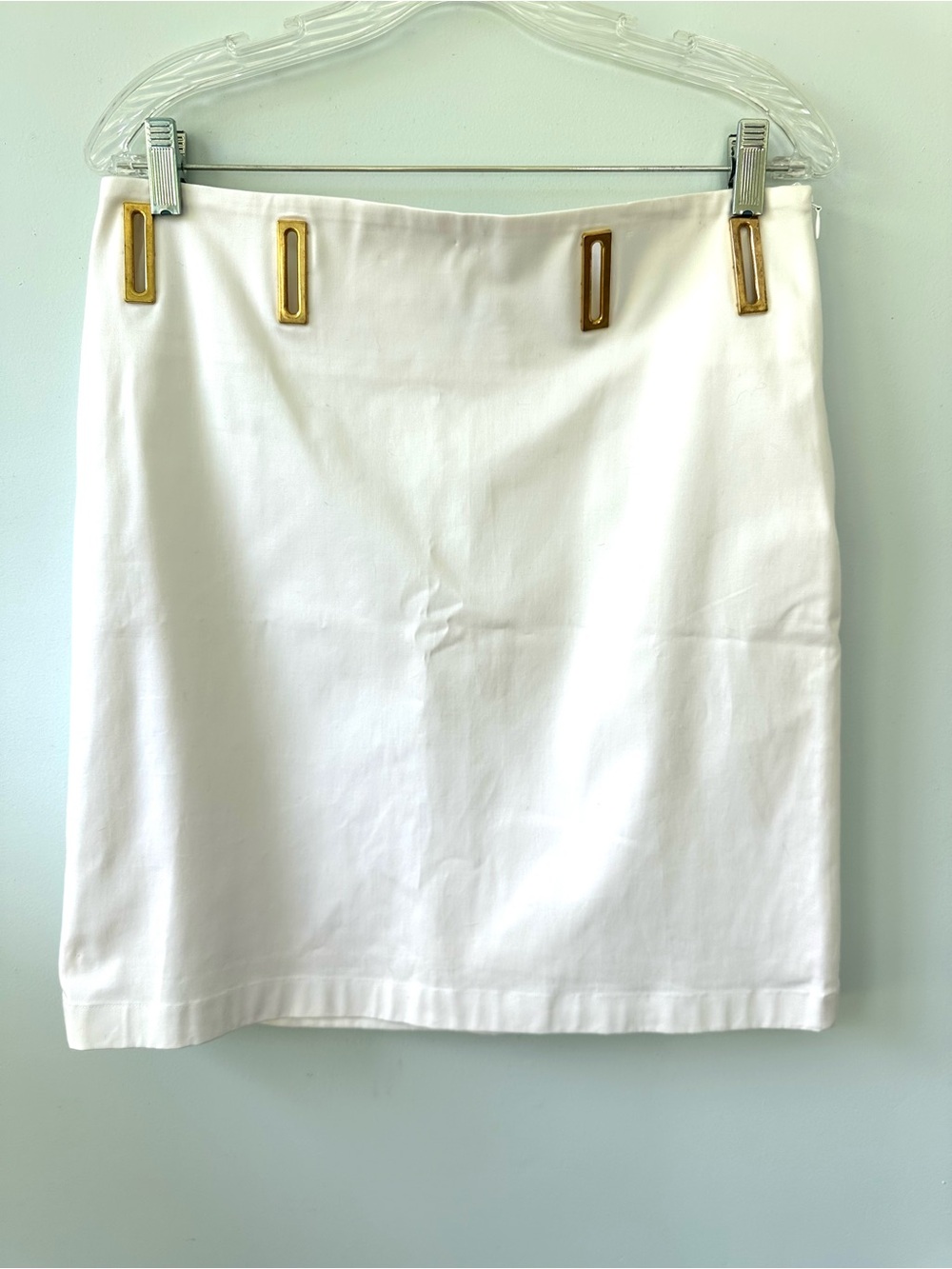 Brooks Brothers White Mini Skirt 8
